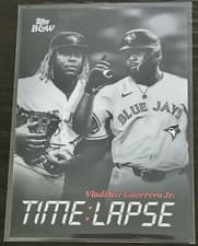 2025 Topps Black & White Time Lapse Vladimir Guerrero Jr. #TL4 card
