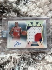 2024-25 Panini Eminence Jumbo Patch Autographs Tyrese Maxey #11 card