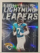 2025 Topps Chrome Lightning Leaders Brian Thomas Jr. #LL-13 card