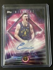 2025-26 Topps Midnight Dark Matter Autographs Christian Braun #DMA-CB card