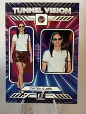 Caitlin Clark 2025 Panini Donruss WNBA Tunnel Vision card