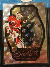 2025-26 SPx Salute Martin Brodeur #S-MB card