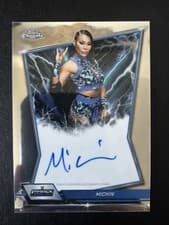 Michin 2026 Topps Chrome WWE Blue Brand Autographs card