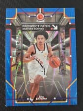 2025 Topps Chrome McDonald's All American Prospect Paths Brayden Burries #PP-8 card