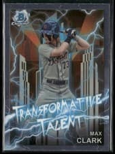 Max Clark 2023 Bowman Draft Transformative Talent card