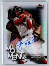 2024 Finest Moments Autographs Jason Varitek #FMA-JV card