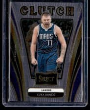 2024-25 Panini Select Clutch Luka Doncic #1 card