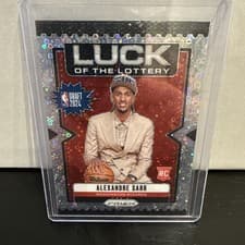 2024-25 Panini Prizm Luck of the Lottery Alexandre Sarr #6 card