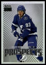2024-25 Skybox Metal Universe Skybox Premium Prospects Gage Goncalves #PP-39 card