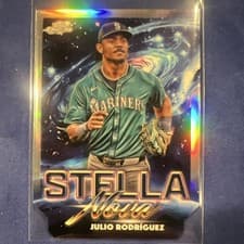 2025 Topps Cosmic Chrome Stella Nova Julio Rodríguez #SN-8 card