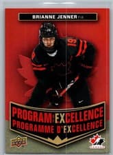2025-26 Tim Hortons Team Canada Olympic Hockey Program of Excellence Brianne Jenner #POE-15 card