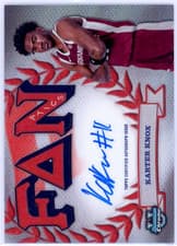 2024-25 Bowman University Chrome Fanatics Fraternity Autographs Karter Knox #FFA-KK card
