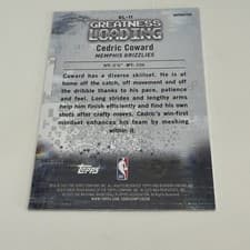 2025-26 Bowman Greatness Loading Cedric Coward #GL-11 card