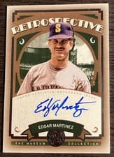 2025 Topps Museum Collection Retrospective Signatures Edgar Martinez #RS-EM card