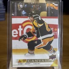 Sidney Crosby 2022 Upper Deck UD Canvas card