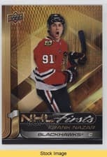 2024-25 Upper Deck NHL Firsts Frank Nazar #NF-4 card