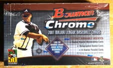 Hobby Box 2001 Bowman Chrome card