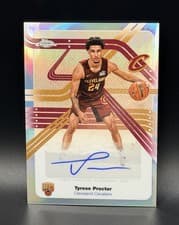 2025-26 Topps Chrome Next Stop Signatures Tyrese Proctor #NS-TP card