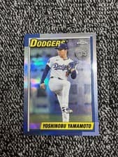 2025 Topps Chrome Update 1990 Topps Chrome Yoshinobu Yamamoto #90CU-14 card