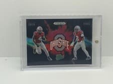 Caleb Downs/Jeremiah Smith 2025 Panini Prizm Draft Picks Black Color Blast Duals card