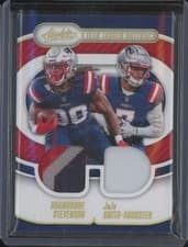 2024 Panini Absolute Team Tandem Materials Rhamondre Stevenson / JuJu Smith-Schuster #TTM-NE card
