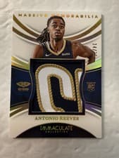 2025 2024 Panini Immaculate Massive Memorabilia Antonio Reeves #33