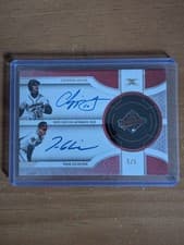 2025 Topps Definitive Collection Dual World Series Autograph Collection Tom Glavine #DWSA-JG card
