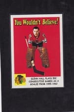 2024-25 Parkhurst Champions You Wouldn't Believe Glenn Hall #YB-1 card
