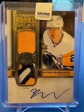 Rutger McGroarty 2024-25 Upper Deck The Cup Autographed Rookie Gear card