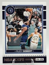 2024-25 Hoops Base Set Rudy Gobert #156 card