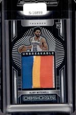 2024-25 Panini Obsidian Unbreakable Memorabilia Ajay Mitchell #UM-AMO