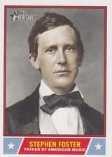 2025 Topps Heritage Notable Americans Stephen Foster #NS-58 card