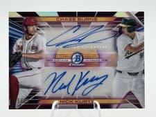 Chase Burns / Nick Kurtz 2024 Bowman Draft Prospect Dual Autographs card
