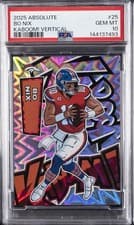2025 Panini Absolute Kaboom! Vertical Bo Nix #25 card