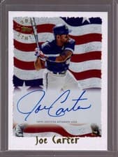 2025 Topps Archives 1995 Topps Cyberstats Autographs Joe Carter #95CA-JC card
