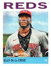 2025 Topps Heritage Heritage 25th Anniversary Elly De La Cruz #H25-13 card