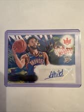 2024-25 Panini Court Kings Fresh Paint Autographs Ajay Mitchell #FP-AJY card