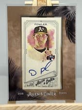 Dustin Fowler 2018 Topps Allen & Ginter Framed Mini Autographs card