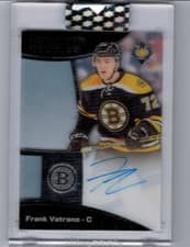 2024-25 Upper Deck Clear Cut Rookie Tribute Autos Frank Vatrano #RA-FV card
