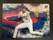 2025 Bowman Crystalized Roki Sasaki #BWC-9 card