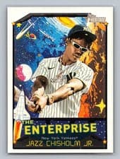 2026 Topps Heritage The Enterprise Jazz Chisholm Jr. #TE-JCJ card