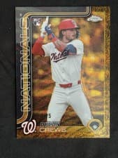 2025 Topps Gilded Collection Base Set Dylan Crews #178 card