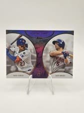 2025 Topps Dynamic Duals Base Set Mark Vientos / David Wright #9 card