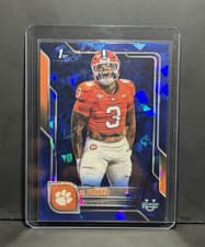2025 Bowman University Chrome Sapphire Base Set T.J. Parker #114 card