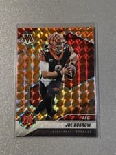 Joe Burrow 2021 Panini Mosaic card