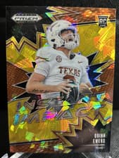 2025 Panini Prizm Draft Picks Instant Impact Quinn Ewers #14 card
