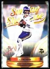 2025 Topps Signature Class Sunday Showcase J.J. McCarthy #SS-20 card