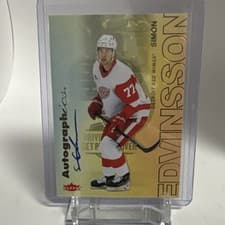 2025-26 Flair Autographics Simon Edvinsson #A-SE card