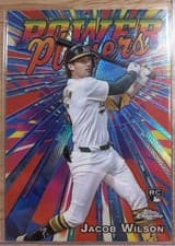 2025 Topps Chrome Power Players Jacob Wilson #PP-22 card
