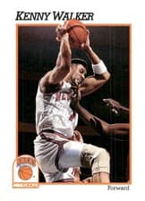 Kenny Walker 1991-92 Hoops Base Set card